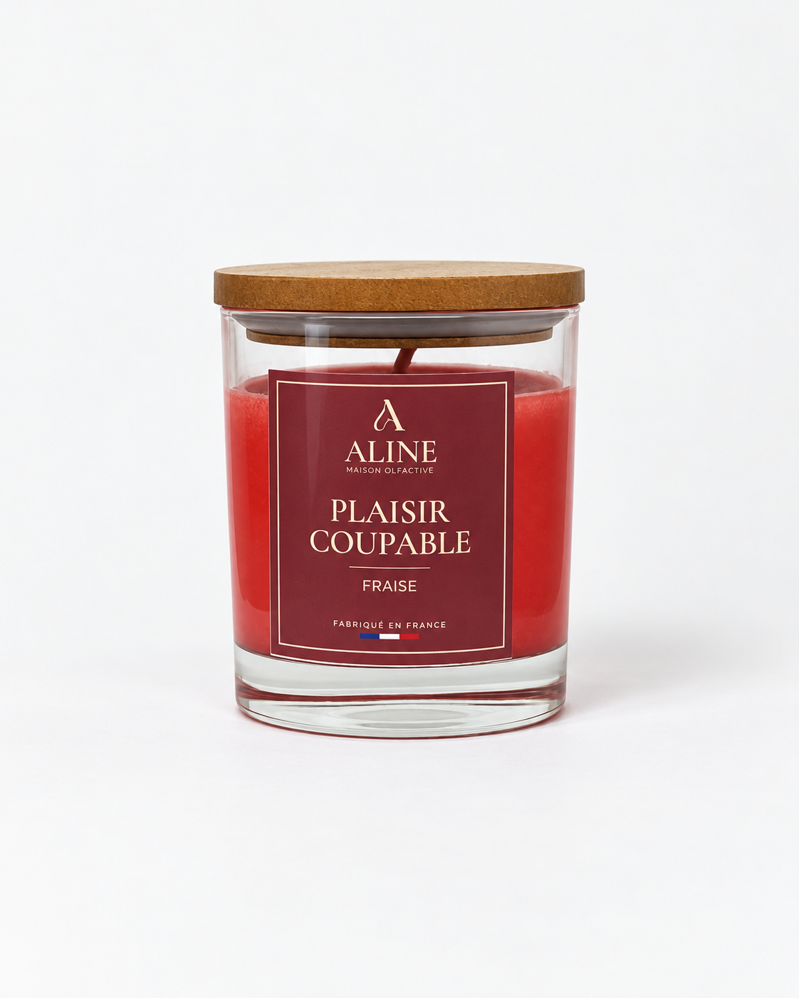 Bougie parfumée Plaisir Coupable en grand pot (190 g) – Maison Aline