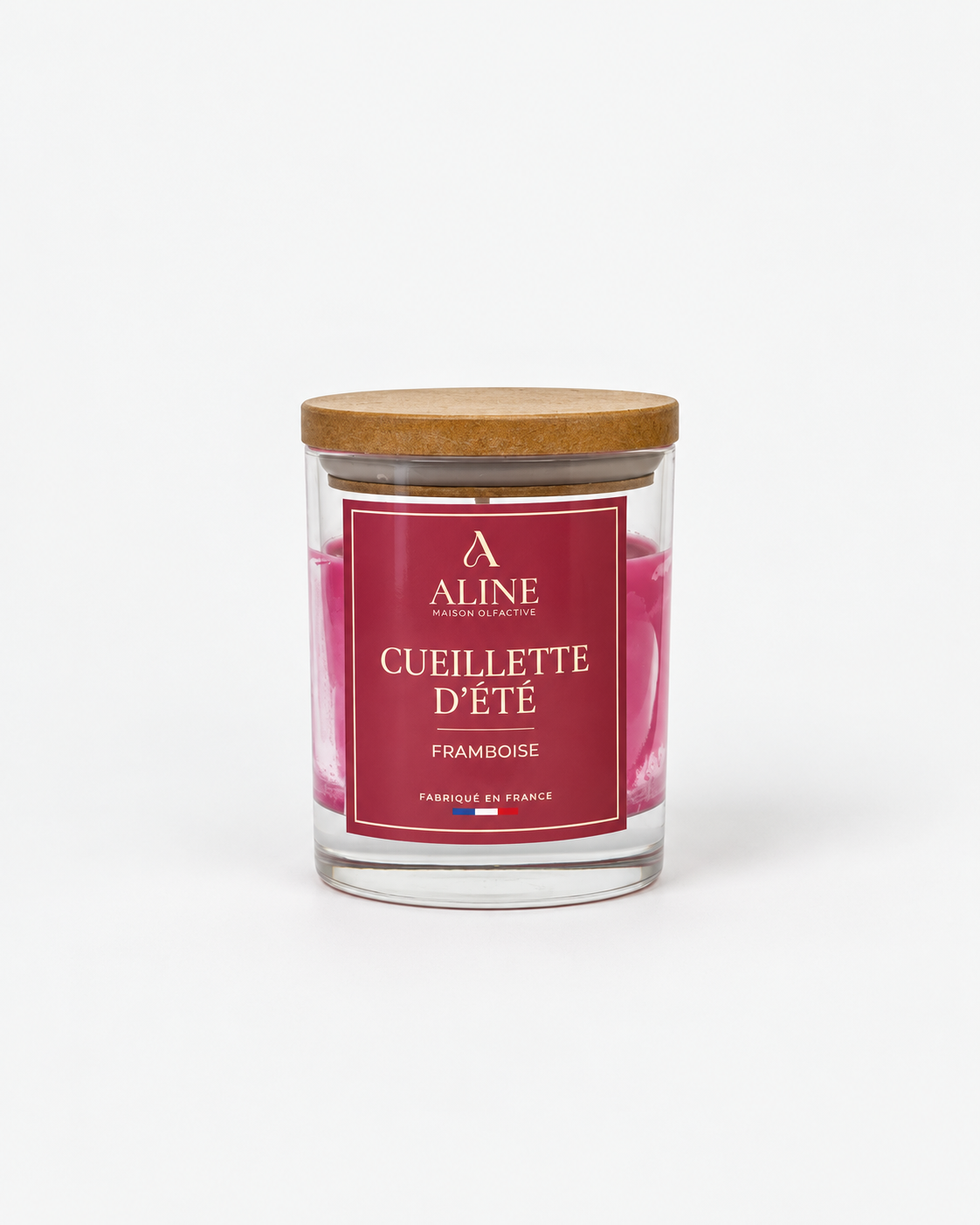 Bougie parfumée Cueillette d’été en moyen pot (120 g) – Maison Aline