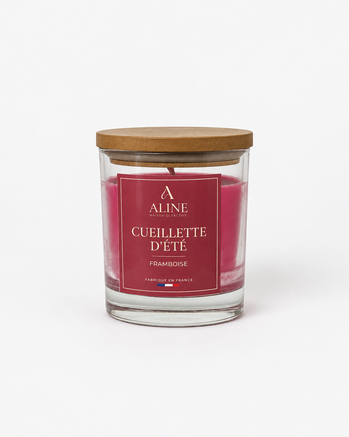 Bougie parfumée Cueillette d’été en grand pot (190 g) – Maison Aline