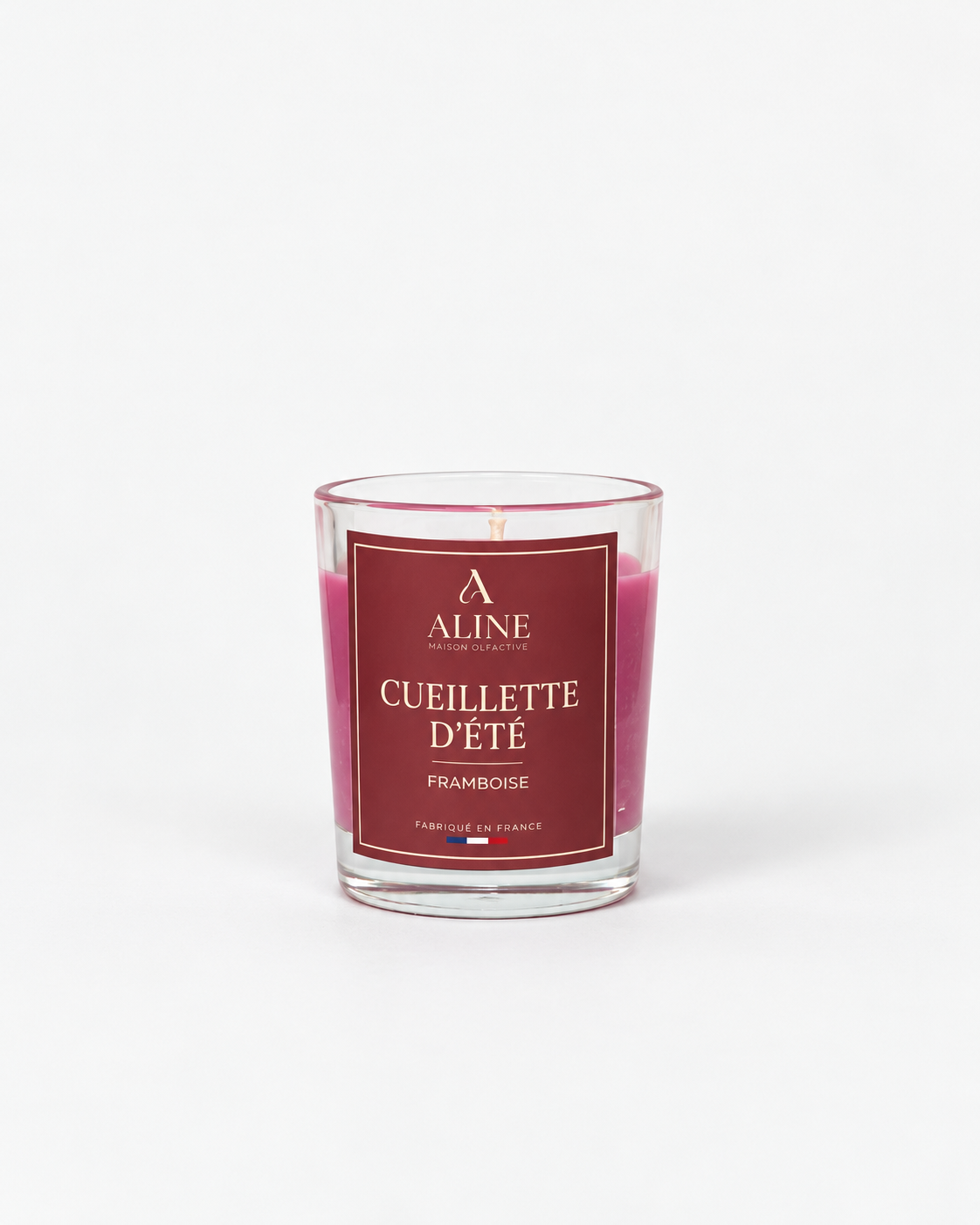 Bougie parfumée Cueillette d’été en petit pot (60 g) – Maison Aline