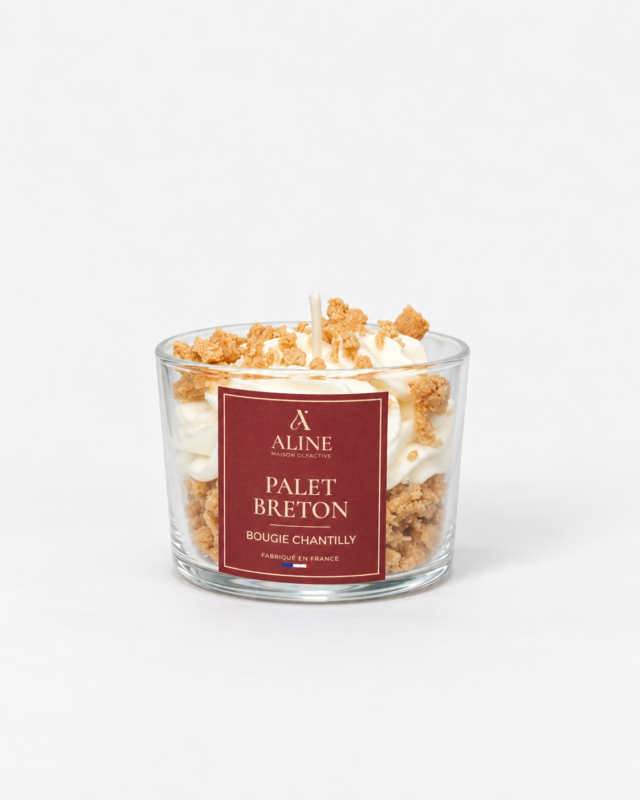 Bougie chantilly Palet Breton – Maison Aline