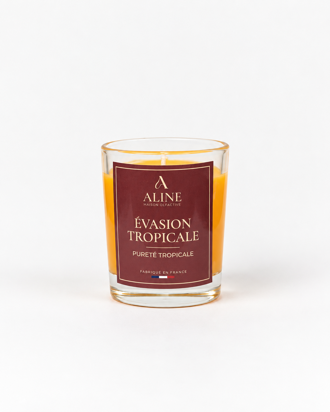 Bougie parfumée Évasion Tropicale en petit pot (60 g) – Maison Aline